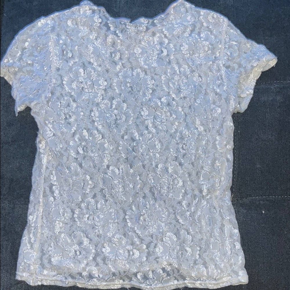 Vintage White Lace Top